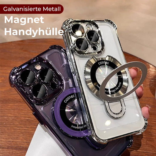 Galvanisierte Metall-Magnet-Handyhülle