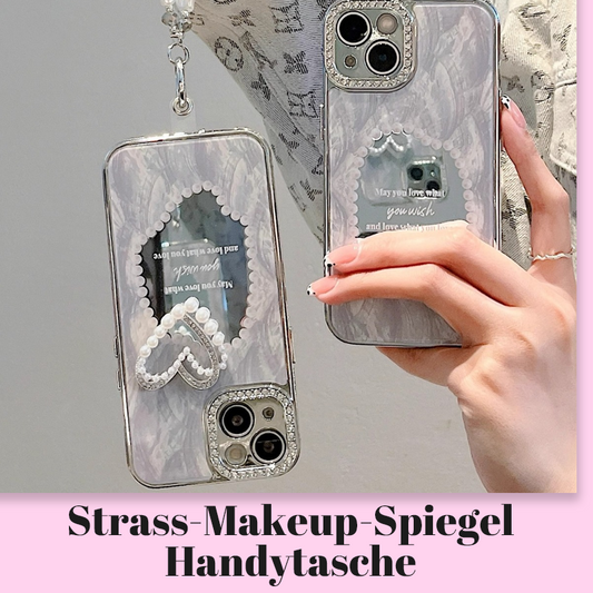 Strass-Kosmetikspiegel-Handyhülle